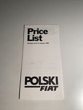 Polski fiat 1980 for sale  NEWCASTLE UPON TYNE