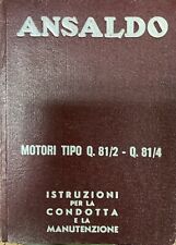 Libretto istruzioni ansaldo usato  Genova