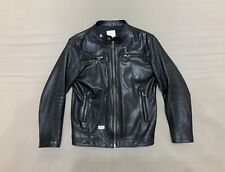 Diesel Leather Biker Jacket Male M for sale  Shipping to South Africa