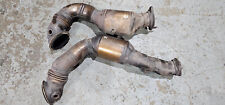 BMW  E92 E93 335i 07-10 N54B30A ENGINE x2 DOWN PIPE CATALYTIC CONVERTERS 7553622 for sale  Shipping to South Africa