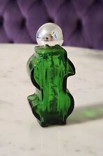 Vintage Avon Dollar Sign Shaped Green Bottle Cologne 1oz  EMPTY Big Spender for sale  Shipping to South Africa