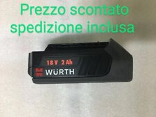 batteria wurth master usato  Messina