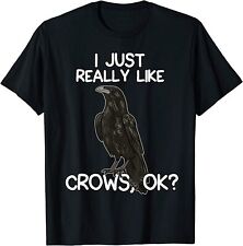 NEW LIMITED I Just Really Like Crows for Crow and Raven Lovers T-Shirt myynnissä  Leverans till Finland