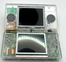 Consola Nintendo DS Lite transparente personalizada transparente transparente con lápiz óptico y cargador segunda mano  Embacar hacia Argentina