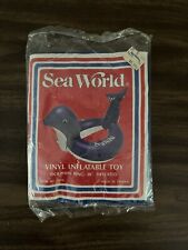 Juguete Anillo Inflable de Delfines Vintage Años 80 SEA WORLD - Paquete Sellado - ¡RARO! segunda mano  Embacar hacia Argentina
