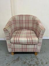 Tub chair tartan for sale  WIMBORNE