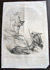 Daumier original lithograph d'occasion  Expédié en Belgium