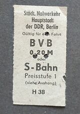 Bahn fahrschein fahrkarte gebraucht kaufen  Berlin