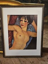 Modigliani vintage framed for sale  KETTERING