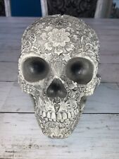 Ornate resin skull for sale  Staten Island