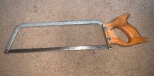 Vintage DUNLAP Made In USA Meat/Hack Saw No.BB 18.5 Inches Long  13 Inch Blade for sale  Shipping to South Africa