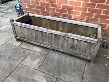 wooden trough planter for sale  GODALMING