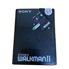Reproductor de casete portátil JUNK SONY WM-2 WALKMAN negro sin confirmar ver notas segunda mano  Embacar hacia Argentina