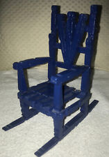 chairs office 2 wood blue for sale  Clinton