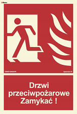 Drzwi przeciwpożarowe Zamykać lewe - świecący BB01 LIBRES POLSKA SP  na sprzedaż  PL