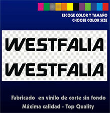 Stickers vinilo westfalia usato  Spedire a Italy