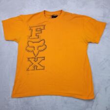Used, FOX Racing Shirt Men Large Orange Motocross BMX Stunt Trick Dirt Bike Tech Adult for sale  Shipping to South Africa