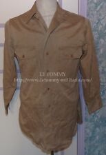 Occasion, Chemise Chino US WW2 avec Laundry Numbers USA américain d'occasion  Isigny-sur-Mer