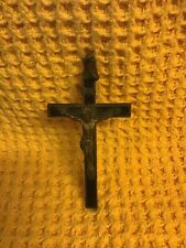 Antique Large Solid Metal Pectoral Habit Crucifix Cross waist rosary  usato  Spedire a Italy