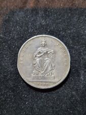 1871 Siege Thaler , Prussia - Wilhelm ,  Silver Coin aXF ex mont . d'occasion  Expédié en Belgium
