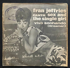 FRAN JEFFRIES - Sexo... / Vivo Sonhando 7" BRASIL Vinil 1964 Bossa Nova Tom Jobim comprar usado  Brasil 