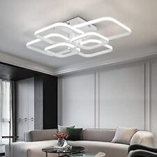 Lustres de teto LED modernos vinilky, 6 quadrados brancos iluminação interna, usado comprar usado  Enviando para Brazil