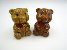 Conjunto de agitadores de sal e pimenta de cerâmica Teddy Bears comprar usado  Enviando para Brazil