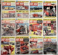 Usado, 1960 REVISTA HOT ROD ANO COMPLETO (12) RAT RODS BONNEVILLE CHEVY FORD VW RARA! comprar usado  Enviando para Brazil