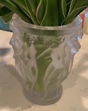 Frosted crystal vase for sale  Reston