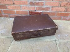 Vintage leather suitcase for sale  ALCESTER