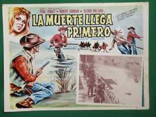 1964 HORA DA MORTE Tiroteio ESPAGUETE WESTERN ARTE INCRÍVEL CARTÃO DE LOBBY MEXICANO 2 comprar usado  Enviando para Brazil