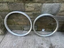 Used, HONDA CR 125 CRF 250 GENUINE 21" X160 FRONT 19" X185 RIMS SILVER  USED for sale  Shipping to South Africa