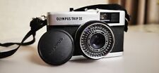 Câmera de Filme 35mm Olympus Trip Prata 35mm Point & Shoot Do Japão, usado comprar usado  Enviando para Brazil