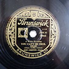 78 rpm KEN GRIFFIN you can't be true / the cuckoo waltz , BRUNSWICK 03968 comprar usado  Enviando para Brazil