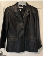 Womens black leather for sale  Canton