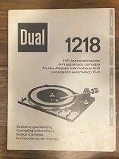 Dual 1218 turntable d'occasion  Brie-Comte-Robert