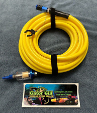 Hookah diving 50' filtered 5 Micron certified stamped air breathing dive hose for sale  Shipping to South Africa