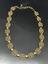 "Collar Collar Vintage Firmado AVON Open Metalworks Couture Tono Dorado 14-16""", usado segunda mano  Embacar hacia Argentina
