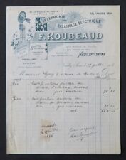 Facture neuilly 1916 d'occasion  Nantes-