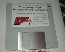 DISCO 3.5 COMMANDER KEEN INVASION OF THE VORTICONS APOGEO PC DOS Probado Raro  segunda mano  Embacar hacia Argentina