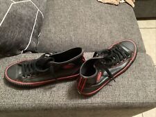 Pf Flyers Posture Foundation Sneakers Men’s 9 Women's  10.5 Black Leather Shoes for sale  Shipping to South Africa