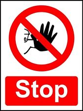 Stop safety sign for sale  Shipping to Ireland