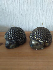 Two hedgehog candles for sale  SOUTHPORT