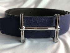 H d'Ancre belt buckle & Reversible leather strap 38 mm for sale  Kansas City