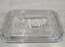 glass butter dish for sale  HEREFORD