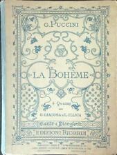 Boheme puccini giacomo usato  Italia