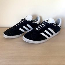 Adidas Gazelle Black Suede Trainers Sneakers Mens UK size 13 for sale  Shipping to South Africa
