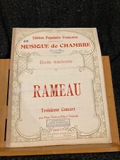 Rameau concert violon d'occasion  Rennes
