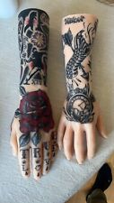 Tattooed silicone arms for sale  ABERDEEN