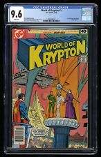 World of Krypton #1 CGC Casi Nuevo + 9,6 Páginas Blancas ¡Apariencia de Superman! DC Comics 1979 segunda mano  Embacar hacia Argentina